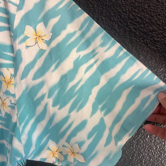 Vintage RJC Hawaiian Shirt XL Hula Girl Short Sleeve Cotton Button Down - Picture 5 of 5